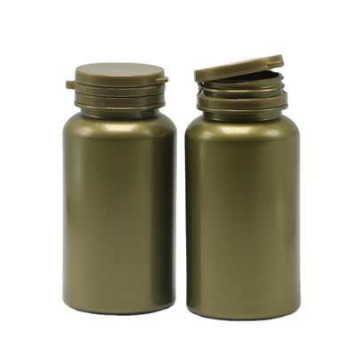 150 ml PET leere Plastik-Feststoffpulver Medizin-Chemikalienflaschen mit Ziehringkappe