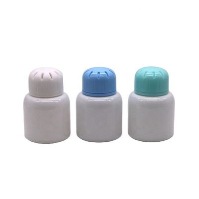 3OZ/90ml PET-Flaschen aus weißem Kunststoff mit Schraubkappe und Hitzesiegel