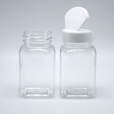 100ml PET Quadratglas Langlebig für Süßigkeiten
