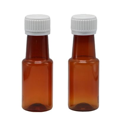 70 ml PET Amber Ahorn Husten Sirup orale Flüssigkeit Flasche Behälter für Flüssigkeit Medizin