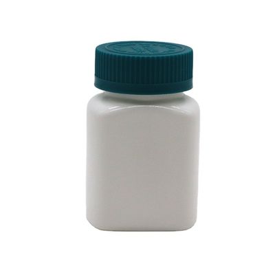 Medikamentenschließfach 95 ml quadratische HDPE-Plastikflasche-Glas für feste Tablettenkapsel