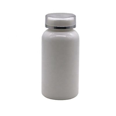 200 ml runde HDPE-Plastikflasche mit Flip-Over-Deckel und PE-Material
