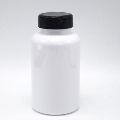 SCREW CAP PET 200 ml Rezept Apotheke Weiße Plastikflasche für Medikamentenbehälter
