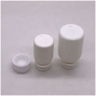 HDPE-Kunststoff 60 ml/2 oz Weiß und undurchsichtig Versiegelte Anti-Ultraviolett-Flüssigmedizinbehälter