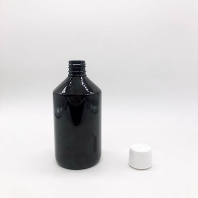 PET-Halsband Material Flüssige Medizin Vitaminpräparate Behälter mit kindersicherer Kappe