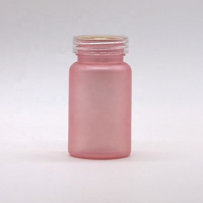 Pharmazeutische Qualität 100cc PET-Frost-Plastikflasche mit kindersicheren Schraubkappe