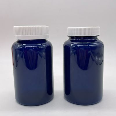 Farbige Aufkleber PET Plastik 225ml 7.5oz Medizinbehälter mit Kappe