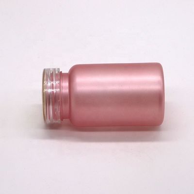 Pharmazeutische Qualität 100cc PET-Frost-Plastikflasche mit kindersicheren Schraubkappe