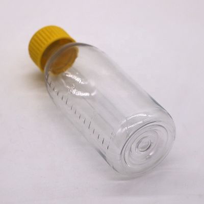 150mL/150cc/5 oz PET Leere Braune/Amber/Transparente Sirupflasche mit manipulationssicheren Schraubkappe