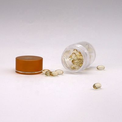 Apotheke Medizin Tabletten Behälter 30 ml Doppelschicht PS Plastikflasche mit Aluminiumdeckel