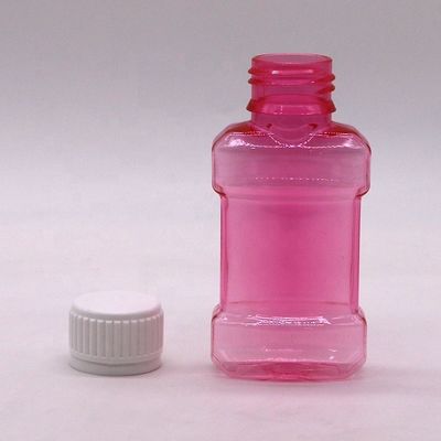 Farbdruck 75 ml PET-Plastikflasche für Mundwasser Flüssigkeit Reisegröße