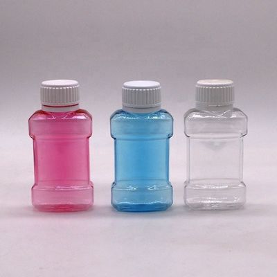 Farbdruck 75 ml PET-Plastikflasche für Mundwasser Flüssigkeit Reisegröße