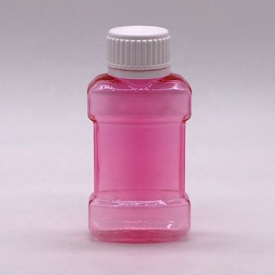 Farbdruck 75 ml PET-Plastikflasche für Mundwasser Flüssigkeit Reisegröße