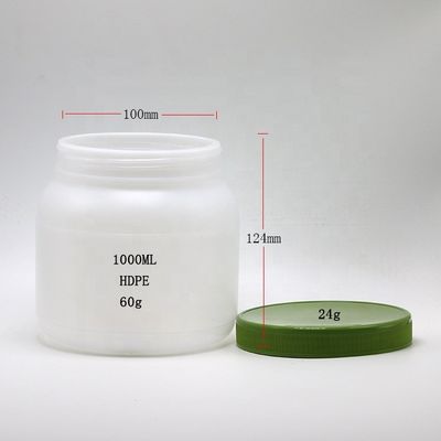 1 Liter / 33 Unzen Plastikflasche Verpackung HDPE Honigkrug Leerbehälter für Süßstoffe