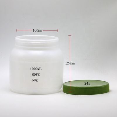 Zusammengesetzt 1L/33oz HDPE Honigkrug Leerbehälter für Lebensmittelpumpe/Sprühkappe