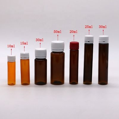 Körpermaterial PET 50 ml Plastikflasche für medizinische Verpackungen und orale Flüssigkeiten
