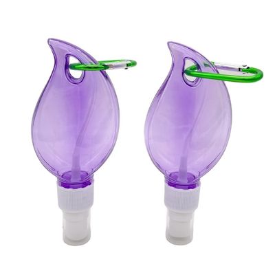 PET Herz / Blattform Plastik Sprühflasche mit hängender Schlüsselkette Kragen Material PET
