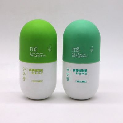 Schraubverschluss 180 ml leere matte Kunststoffflaschen für Kapseln aus Festpulver