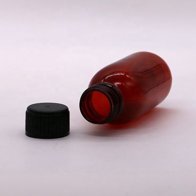 100 ml medizinische orale Flüssigkeit in Plastikflasche mit Messbecher