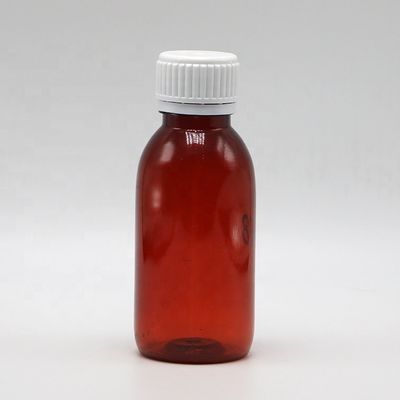 100 ml medizinische orale Flüssigkeit in Plastikflasche mit Messbecher