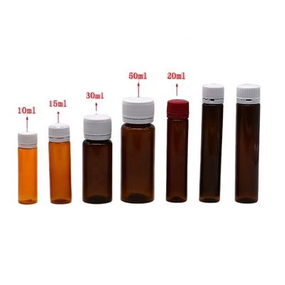 Manipulationssicher 10 ml/15 ml/20 ml/30 ml/50 ml orale medizinische Plastikflasche für die Flüssigkeitssupplementierung