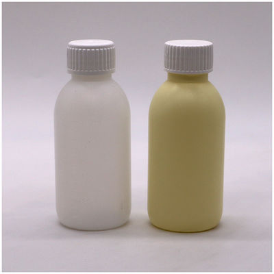 SCREW CAP 120 ml/4 oz PE-Sirupflasche für individuelle Farbmedizin Flüssigkeitsverpackung