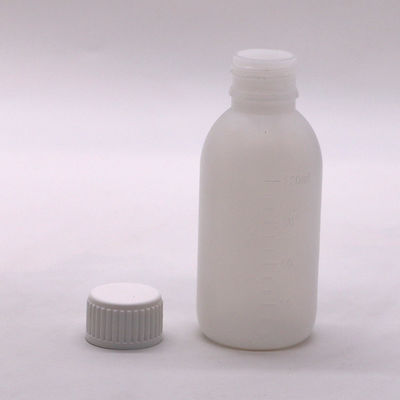 SCREW CAP 120 ml/4 oz PE-Sirupflasche für individuelle Farbmedizin Flüssigkeitsverpackung