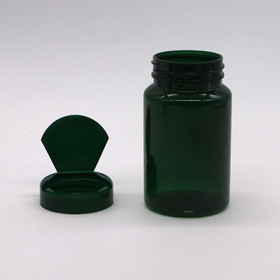 PET 150 ml Flasche Breitmunde Plastik leere Flaschen 5oz Kapselbehälter mit Flip Cap