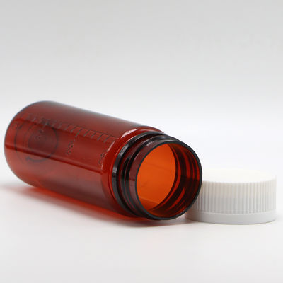 SCREW CAP 150 ml braune PET-Flasche für Plastikflüssigkeitssupplement und Kindersicherheitsdeckel