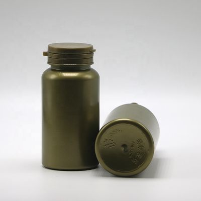 150 ml PET leere Plastik-Feststoffpulver Medizin-Chemikalienflaschen mit Ziehringkappe