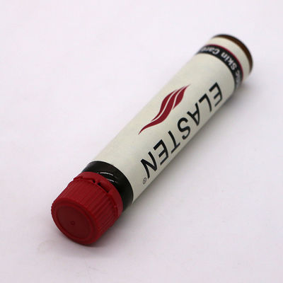 20ML/20CC schlanke, glatte Amber-Plastik-Flasche für Oralflüssigkeit mit manipulationssicheren Deckel für Flüssigmedizin