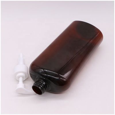Schraubkappe 750 ml PET-Flasche für Shampoo/Lotion mit anpassbarer Farbe für Creme-Druckmaterial