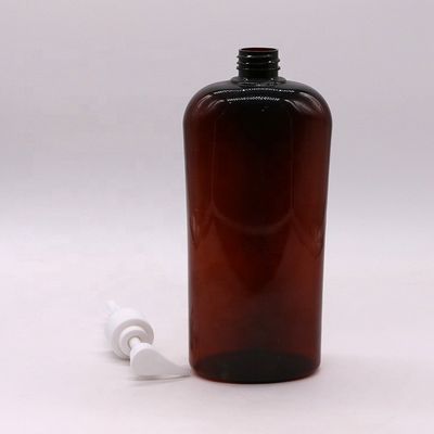 Schraubkappe 750 ml PET-Flasche für Shampoo/Lotion mit anpassbarer Farbe für Creme-Druckmaterial
