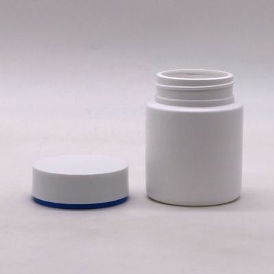 100 ml HDPE-Plastik-Medikamentflasche Gerade rundes Glas für Kapseltablettenhalter