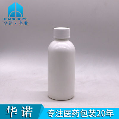 Individuelle Etiketten 200 ml HDPE leere Flasche mit Oralflüssigkeit für Sirup und Mundwasser