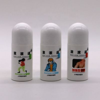 50 ml / 50cc HDPE weiße Kunststoffrolle auf Flasche Rundform für andere kosmetische Mittel