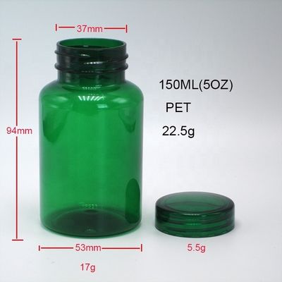 250 ml leere weiße PET-Plastik-Mundwasserflasche mit langem Hals und Kundenlogo