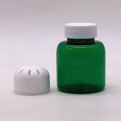 3OZ/90ml PET-Flaschen aus weißem Kunststoff mit Schraubkappe und Hitzesiegel