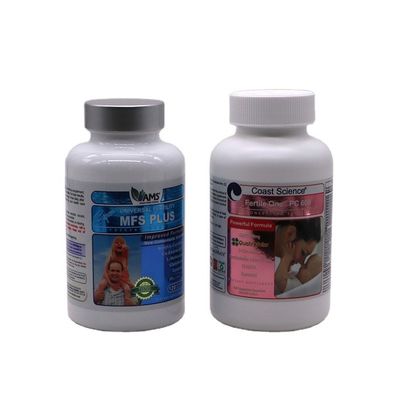 Kunststoffschraubkappe 400 ml/cc PET/PET-Serielle Drogen-Plastikflasche zur Lagerung von Medikamenten