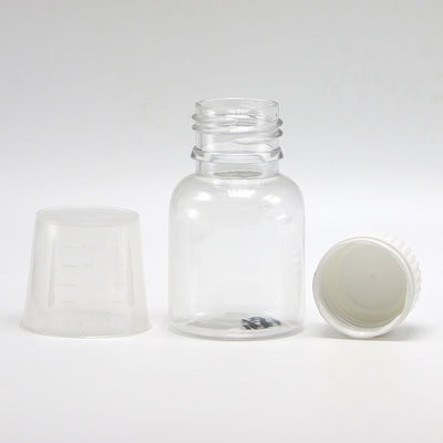 Flasche mit 50 ml PET-Husten Sirup für die Speicherung von Ölschmierflüssigkeiten