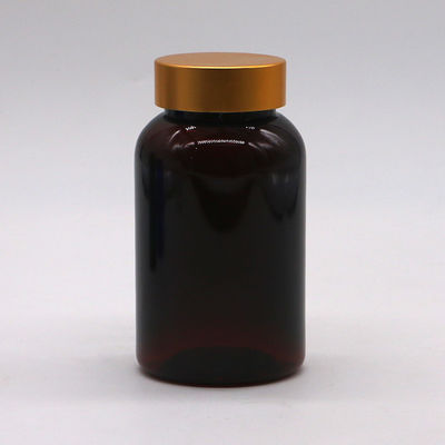 Industrielle Flasche mit Goldkappe für Fischöl/Kapseln/Pillen/Honig