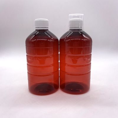 500cc PET-Plastikflasche für Flüssigkeitspräparate 500ml/16.9oz Runde Form