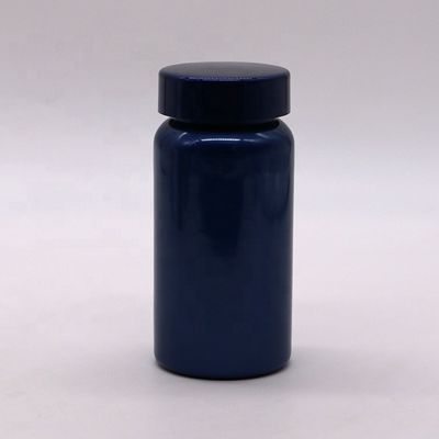 150 ml PET-Goldplattierte Schraubkappe Kunststoff-Ergänzungsmittel-Flasche zur Werbung