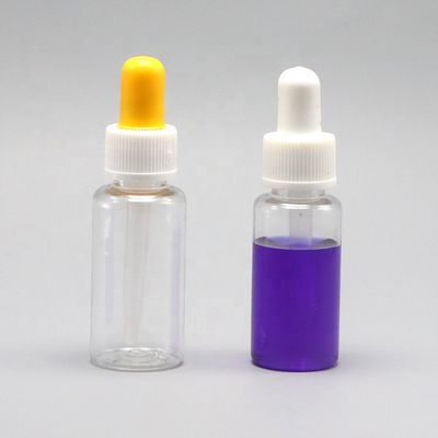 15 ml runde PET-Plastik-Tropffflasche mit einer Schlauchkappe für Medizin