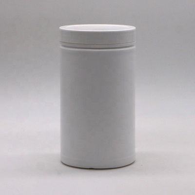600mL 20oz PET Leere HDPE Gerade Runde Kunststoffpulver Medizinbehälter mit Schraubkappe