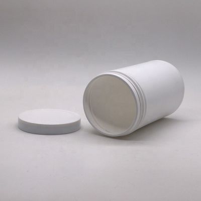 600mL 20oz PET Leere HDPE Gerade Runde Kunststoffpulver Medizinbehälter mit Schraubkappe