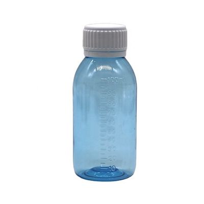 100 ml Runder Ahorn Husten Sirup Flüssigflasche mit Schraubkappe und Wärmesiegel