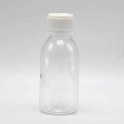 100 ml Runder Ahorn Husten Sirup Flüssigflasche mit Schraubkappe und Wärmesiegel