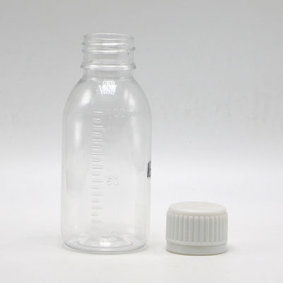 100 ml Runder Ahorn Husten Sirup Flüssigflasche mit Schraubkappe und Wärmesiegel