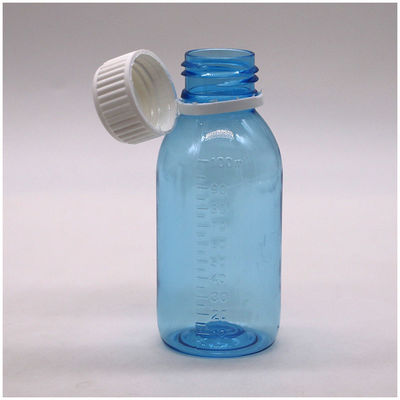 100 ml Runder Ahorn Husten Sirup Flüssigflasche mit Schraubkappe und Wärmesiegel